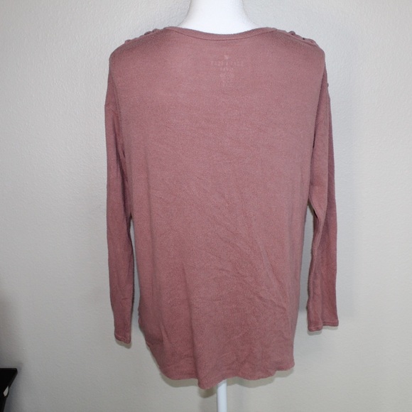 American Eagle Soft & Sexy Plush Oversize Pastel Color Long Sleeve Top -Size XS - Picture 3 of 6